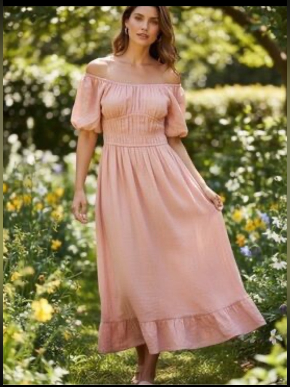 Sim & Sam Linen-blend Maxi Dress - Picture 10 of 10